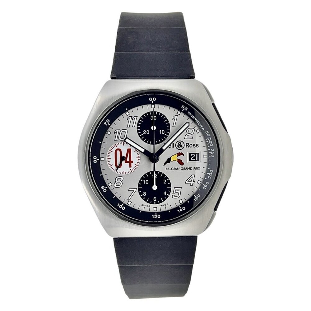 Bell & Ross Belgian Grand Prix Steel 41mm Automatic Men’s Watch BELGP04